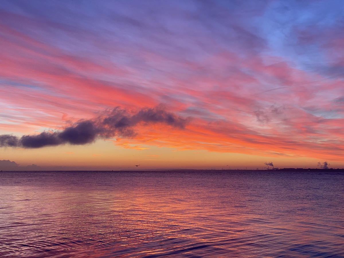 Canvey Island Seafront Sunrise (1) 19-Jan-23